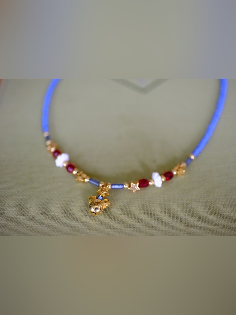 Handmade Mickey Mouse Charm Necklace